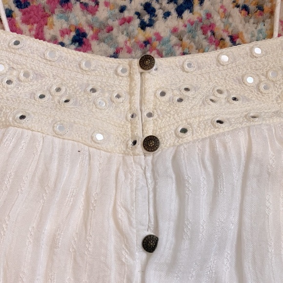 American Eagle XS mirrored mini dress with shoulder ties - Picture 3 of 11